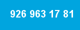 926 963 17 81